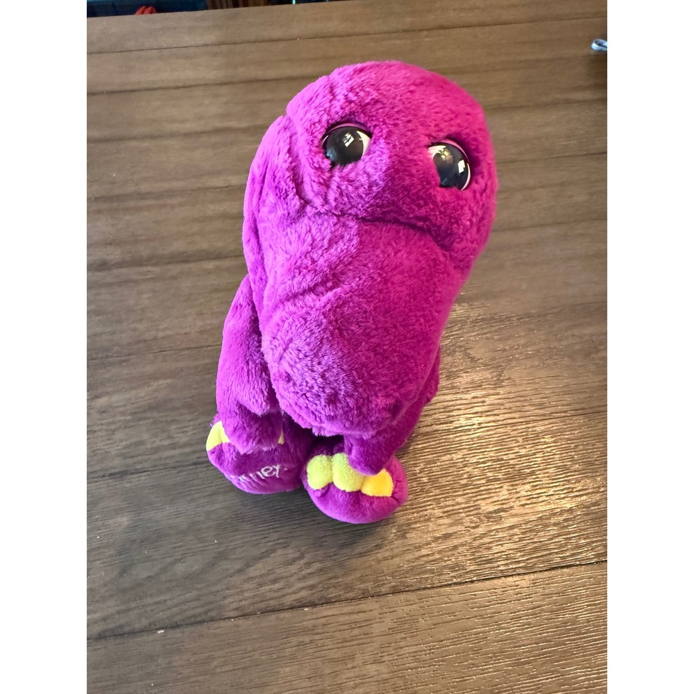 Vintage 1992 Barney the Dinosaur Plush Lyons Group Golden Bear Co Purple T-Rex